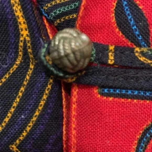 Deliniao China Black Short Jacket Fully Lined  Oriental Vibe - Picture 7 of 13